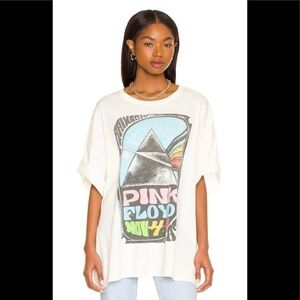 Daydreamer Pink Floyd Mothers Prism Tee One size Vintage White
